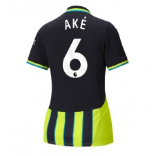 Manchester City Nathan Ake #6 Bortedrakt Kvinner 2024-25 Kortermet